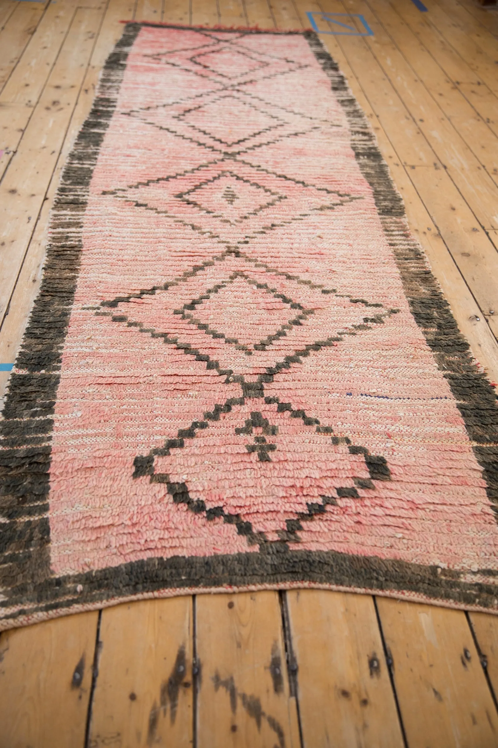 3.5x10 Vintage Moroccan Rug Runner