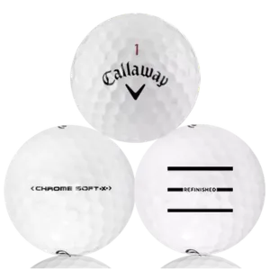 36 Callaway Chrome Soft Triple Line Golf Balls - Factory Refinished