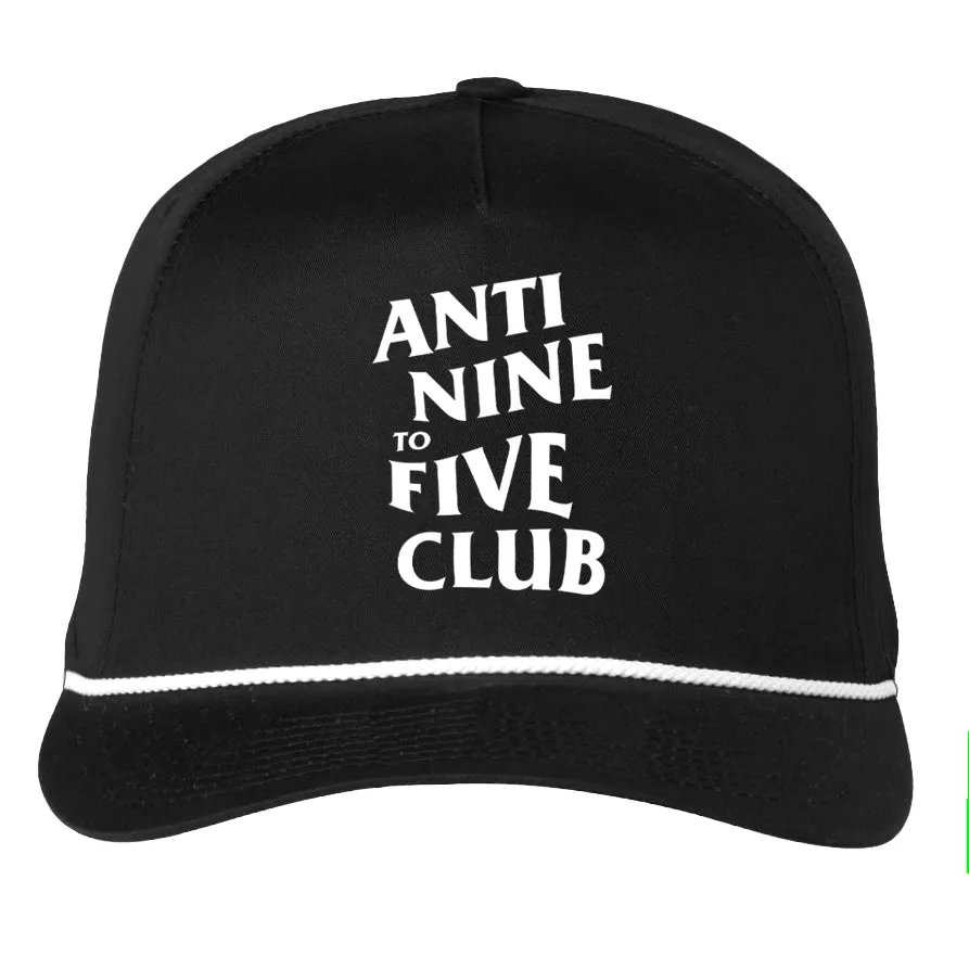 Anti Nine to Five Premium Snapback - Black
