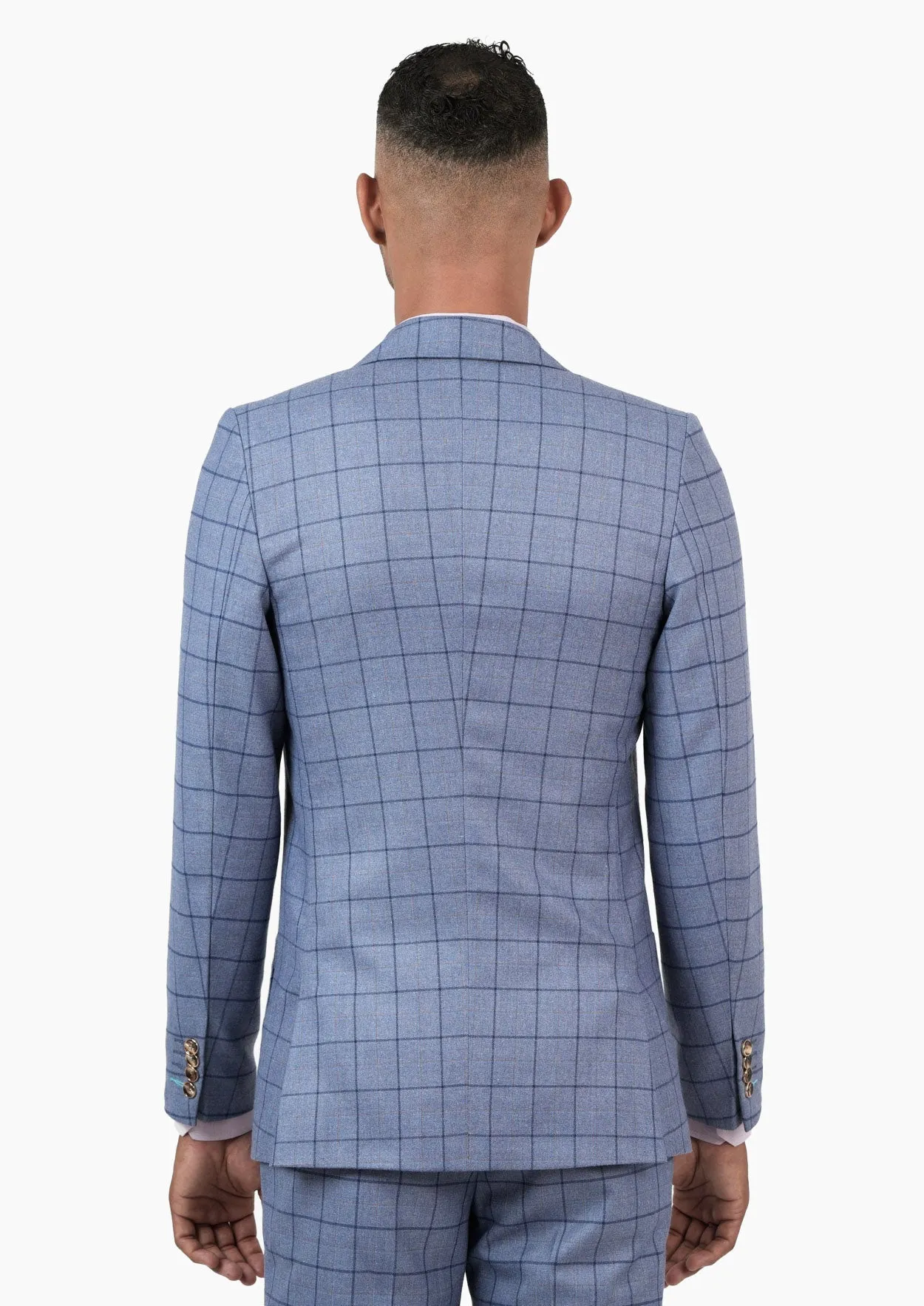 Astor Carolina Blue Windowpane Jacket