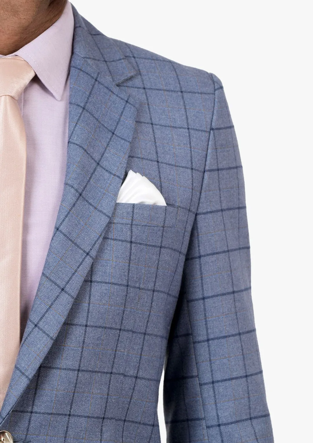Astor Carolina Blue Windowpane Jacket