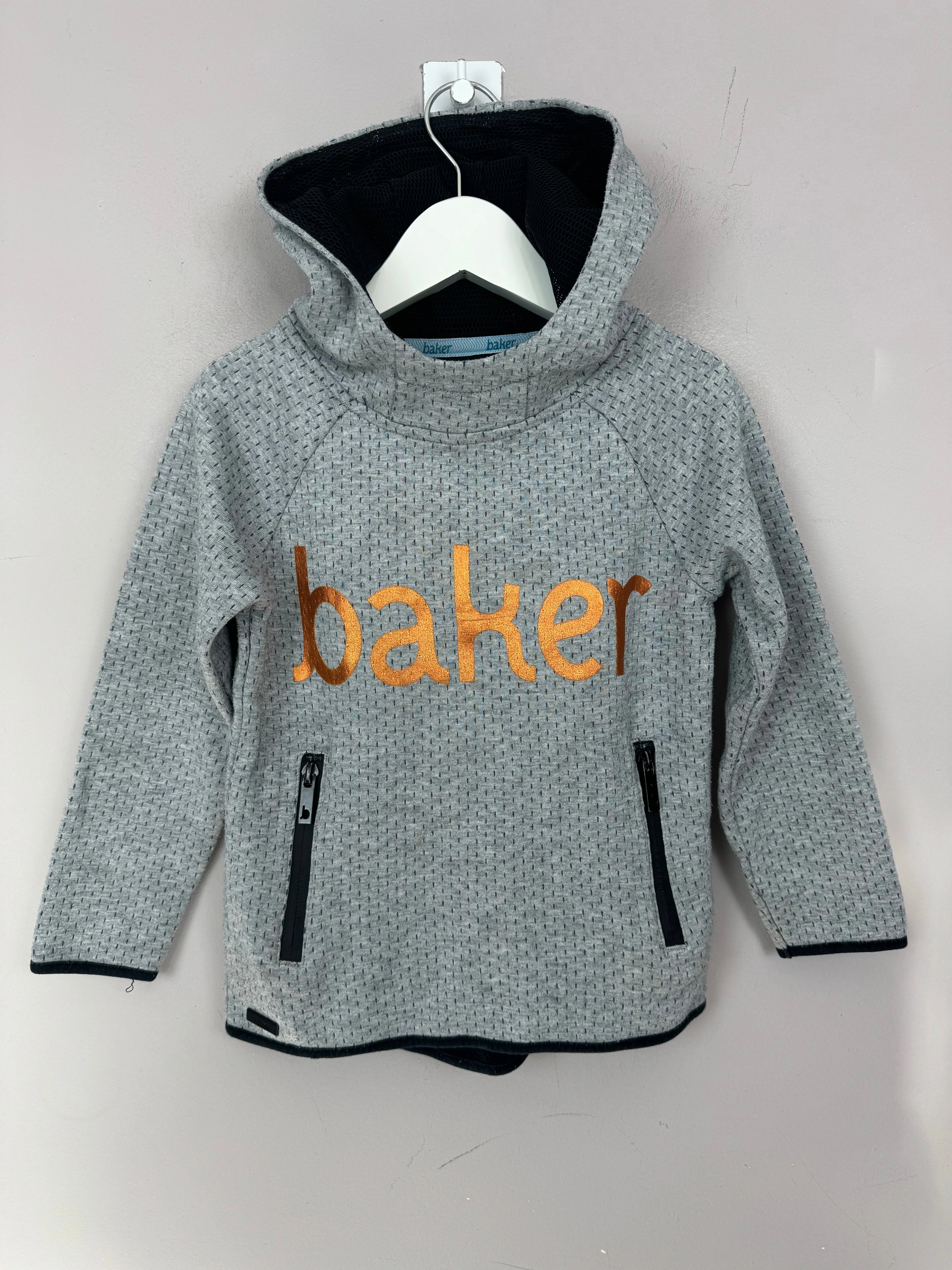 Baker Grey Hoodie 4-5y