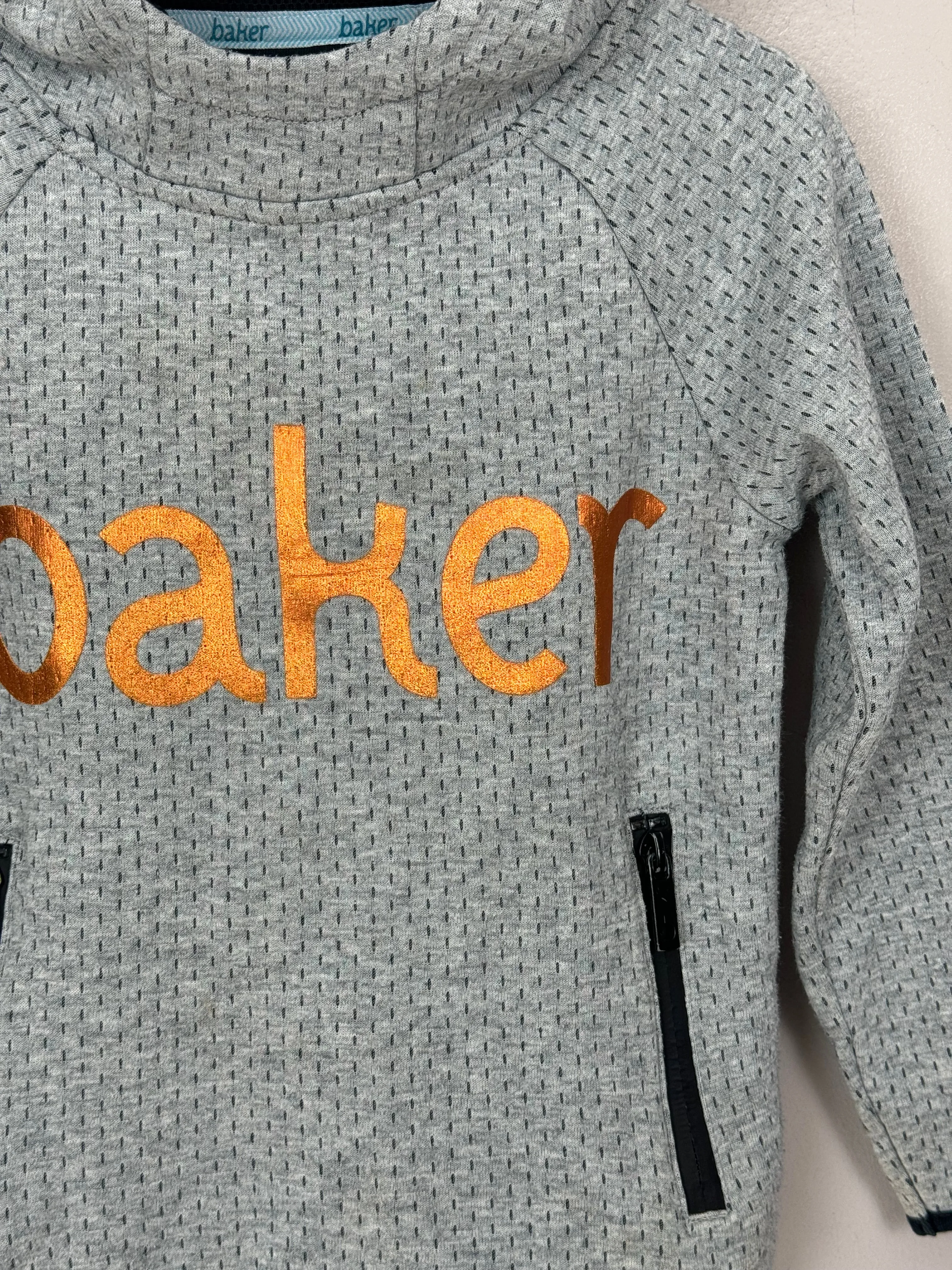 Baker Grey Hoodie 4-5y