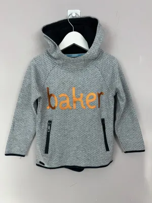 Baker Grey Hoodie 4-5y
