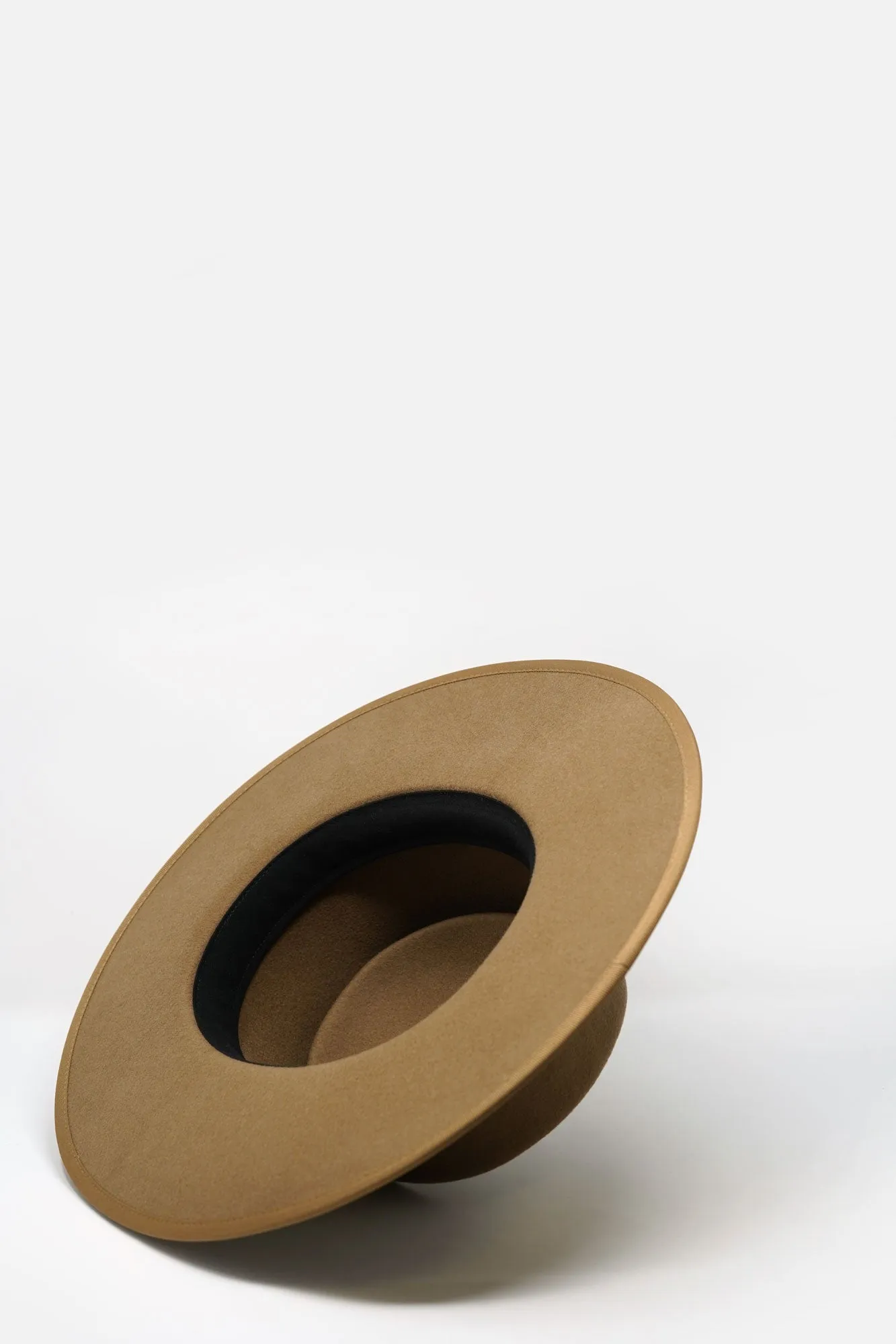 Benezet Wool Felt Boater Hat - Brown