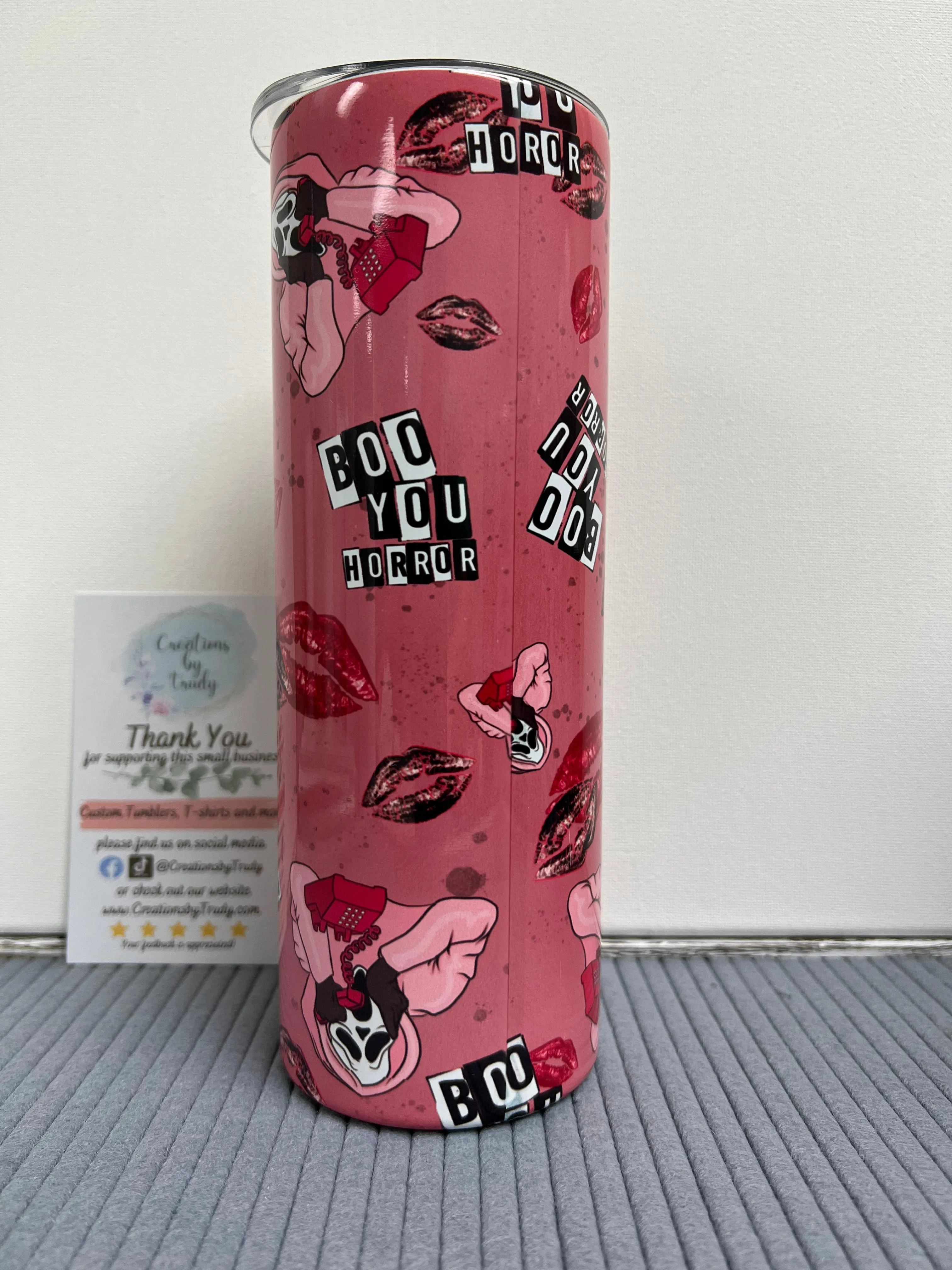 Boo you horror- 20oz stainless steel Tumbler