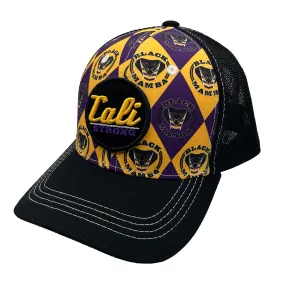 CALI Strong Black Mamba Tactical Trucker Hat Morale Patch