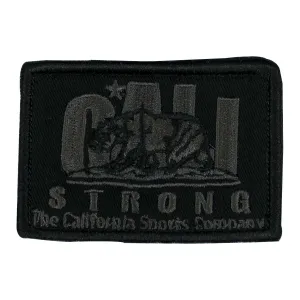 CALI Strong Original Black Grey Hook-and-Loop 2x3 Morale Patch