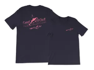 CATCH FISH & CHILL VINTAGE RED TUNA TEE