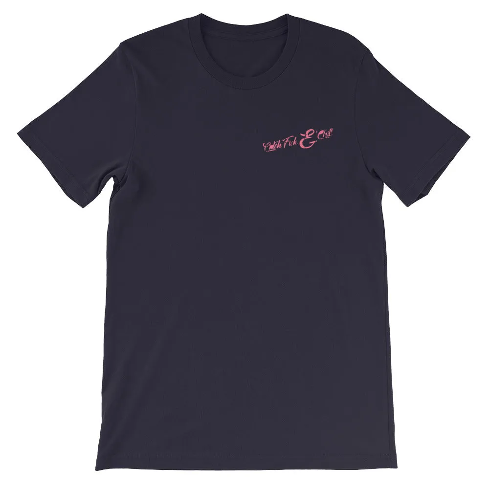 CATCH FISH & CHILL VINTAGE RED TUNA TEE