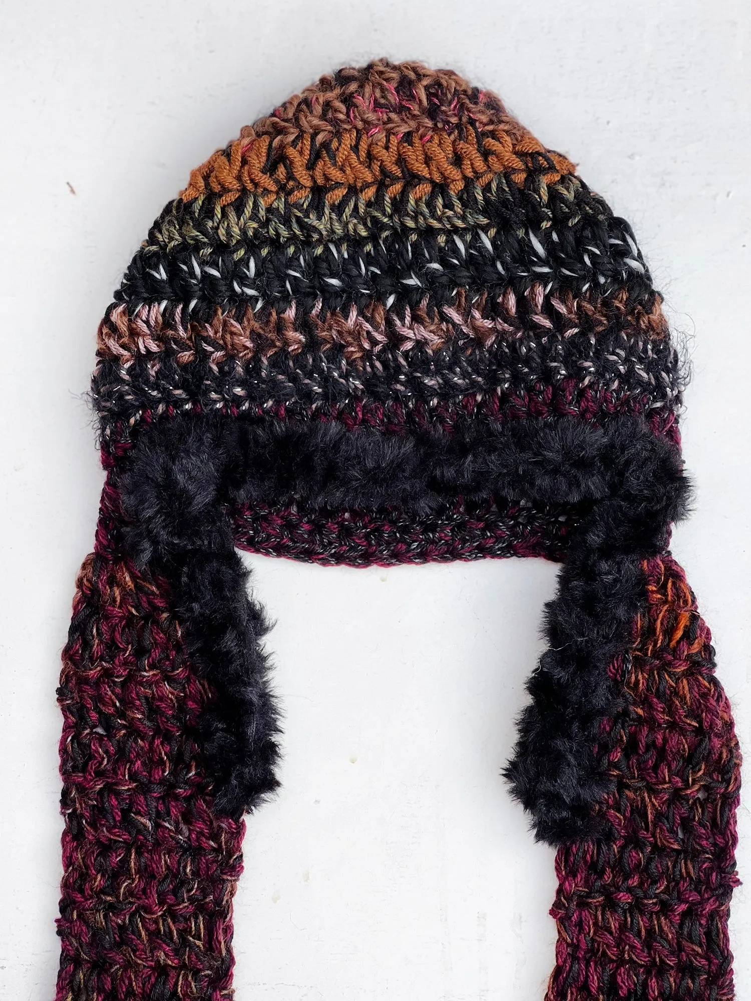 Cool Cat Crochet Hat #6 S/M