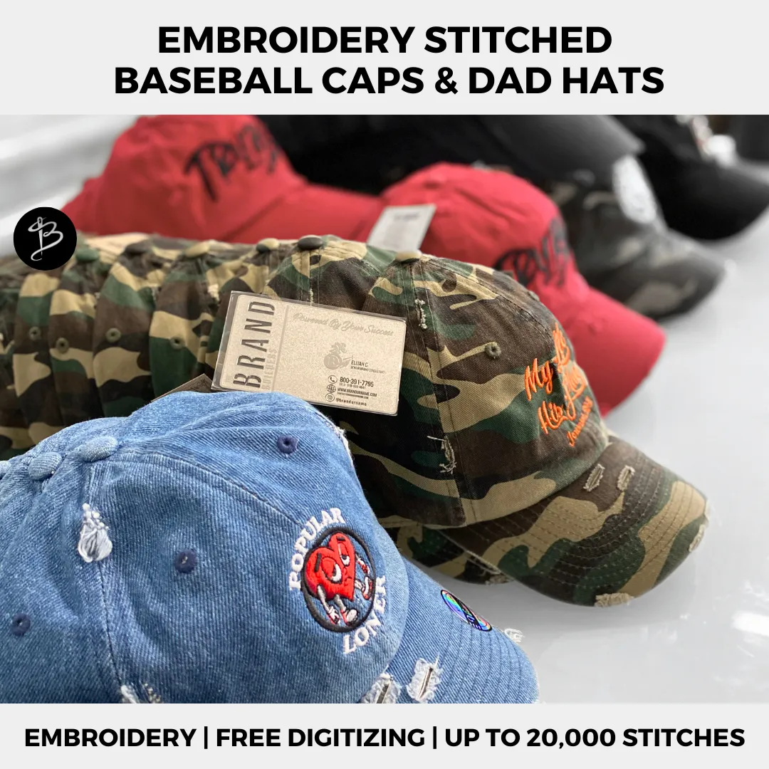Dad Hat Packages (Embroidered)