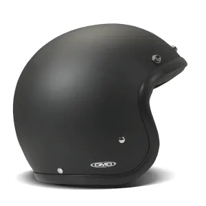 DMD Retro Jet Open Face Helmet Matt Black