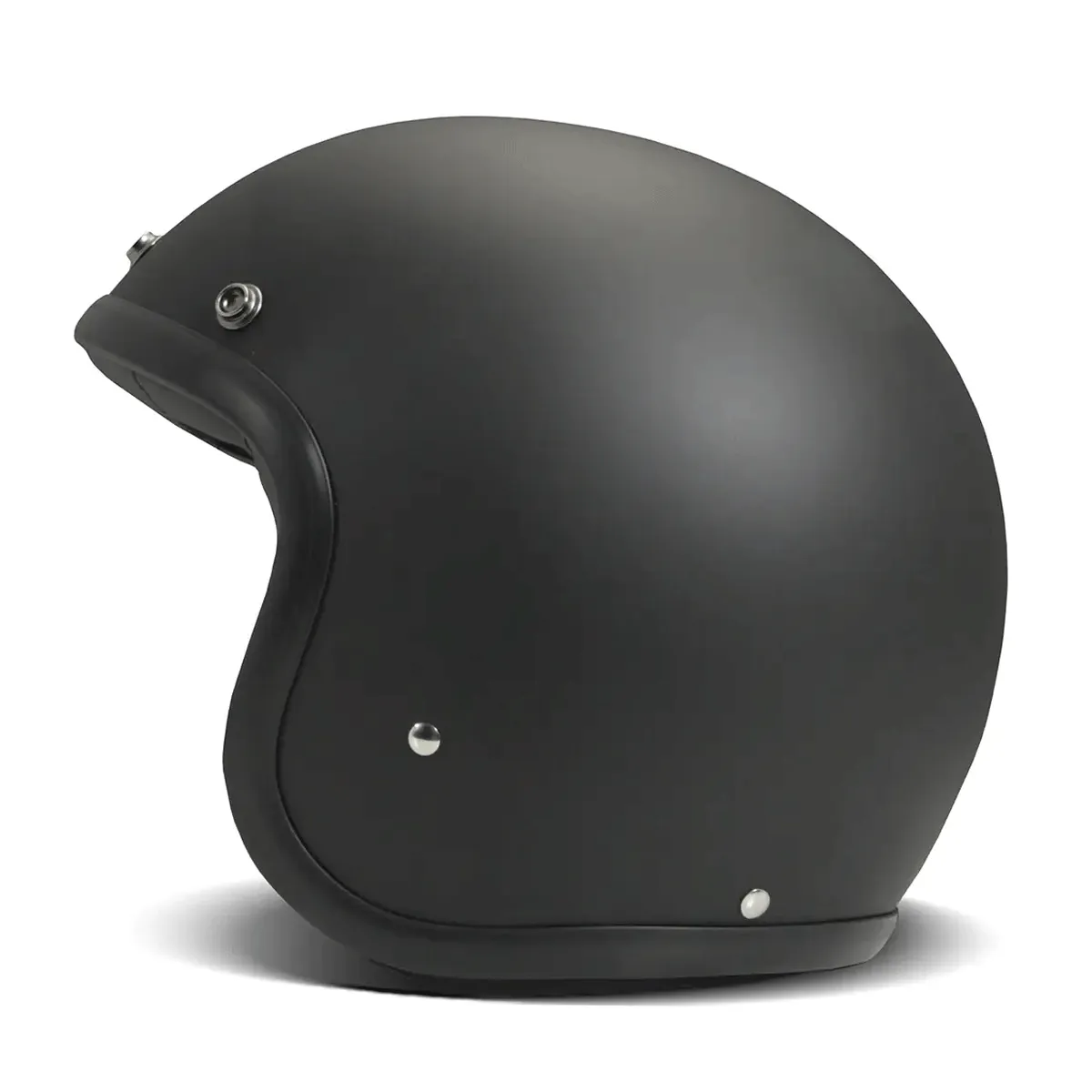 DMD Retro Jet Open Face Helmet Matt Black