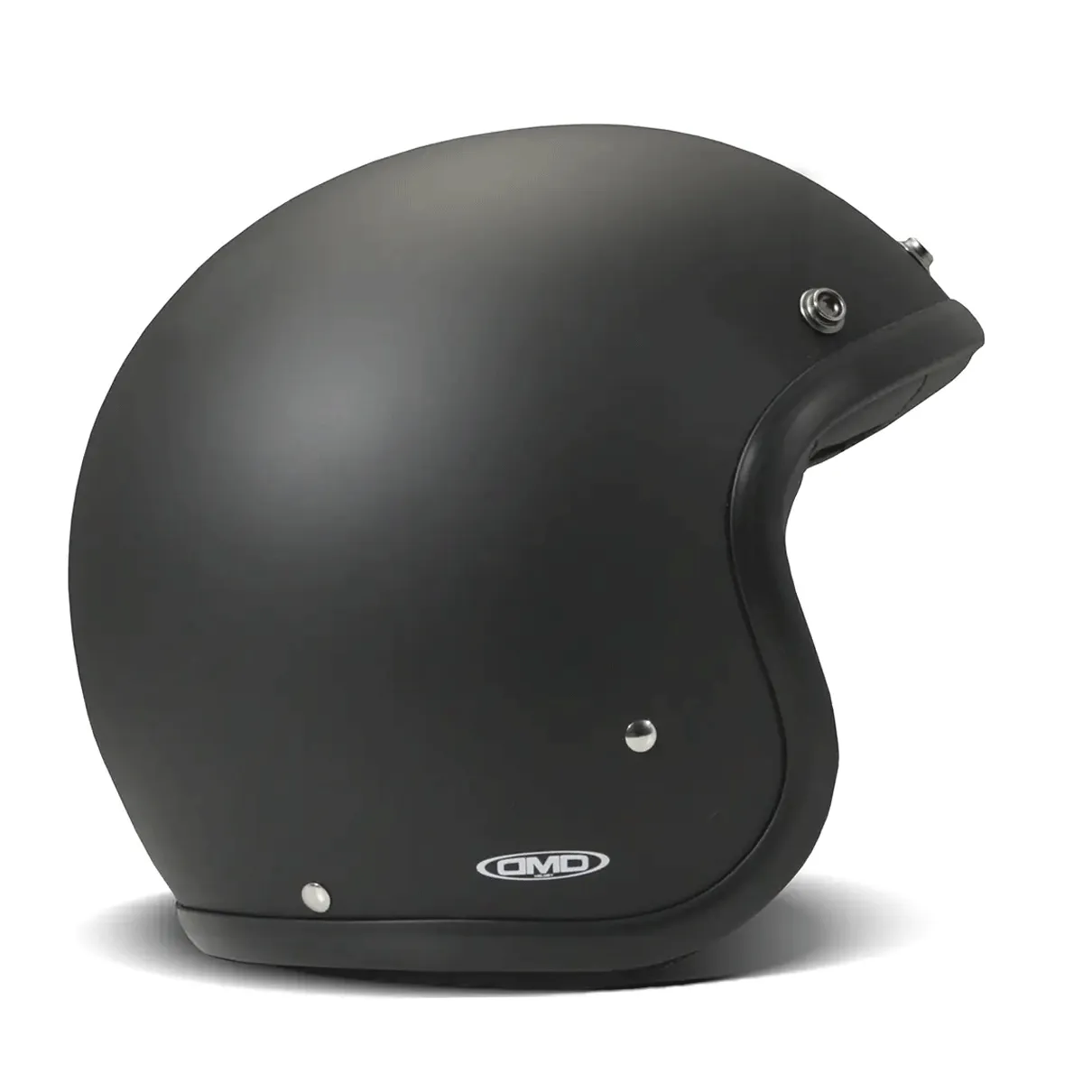 DMD Retro Jet Open Face Helmet Matt Black