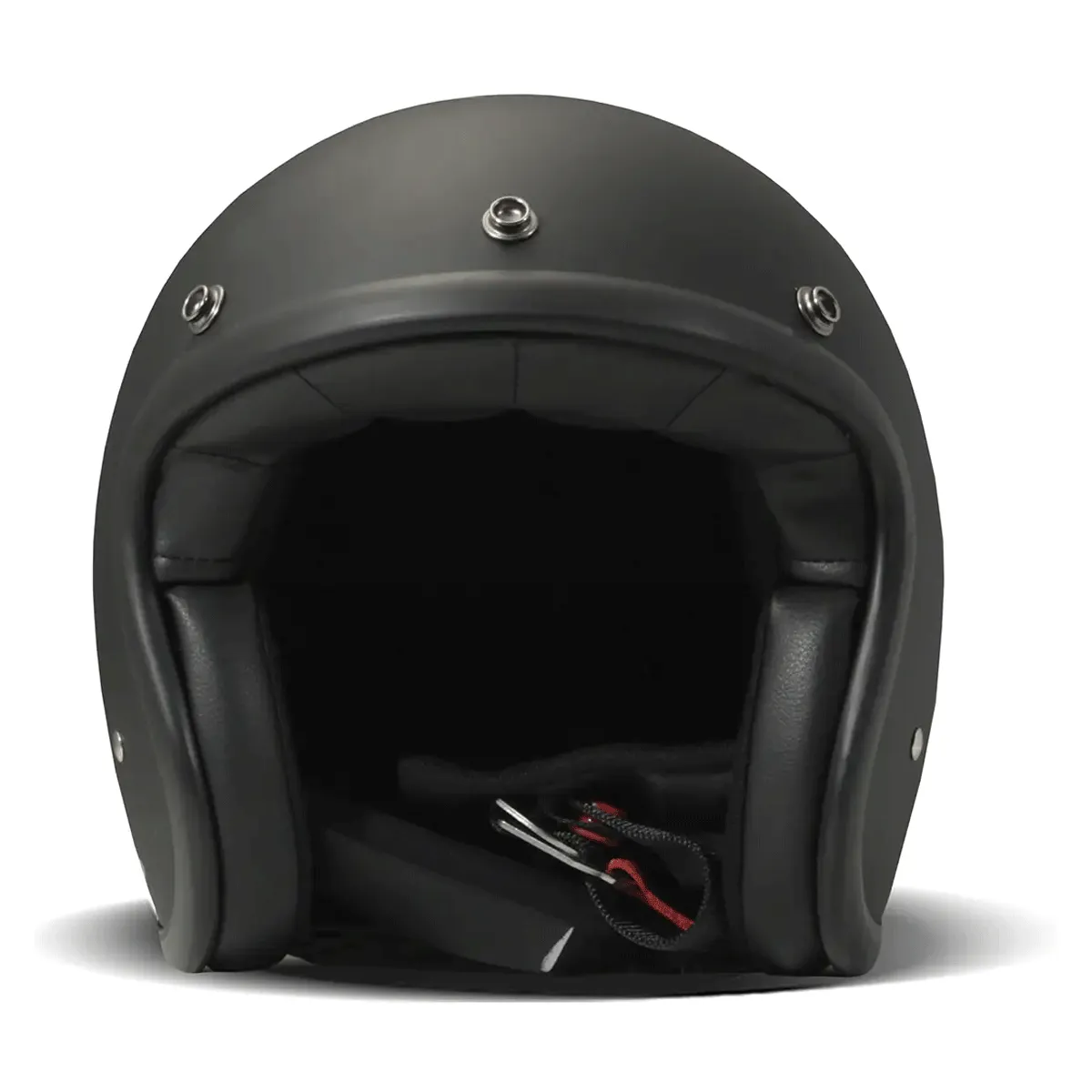 DMD Retro Jet Open Face Helmet Matt Black