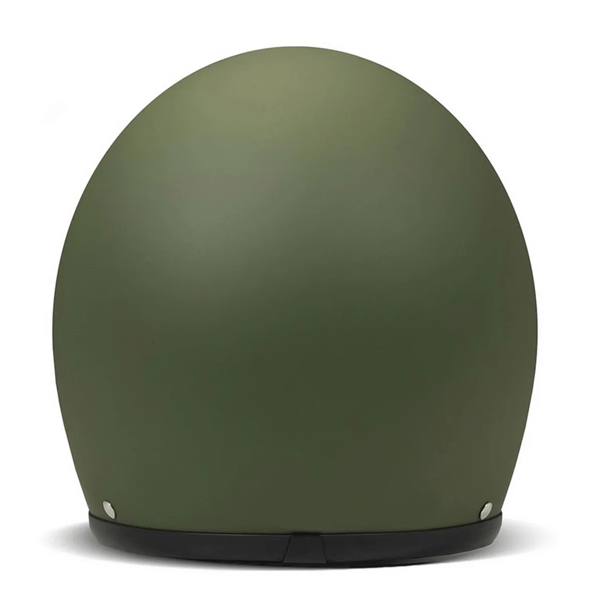 DMD Retro Jet Open Face Helmet Matt Green