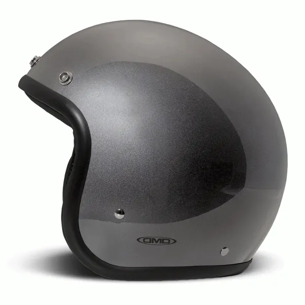 DMD Retro Jet Open Face Helmet Matt Grey
