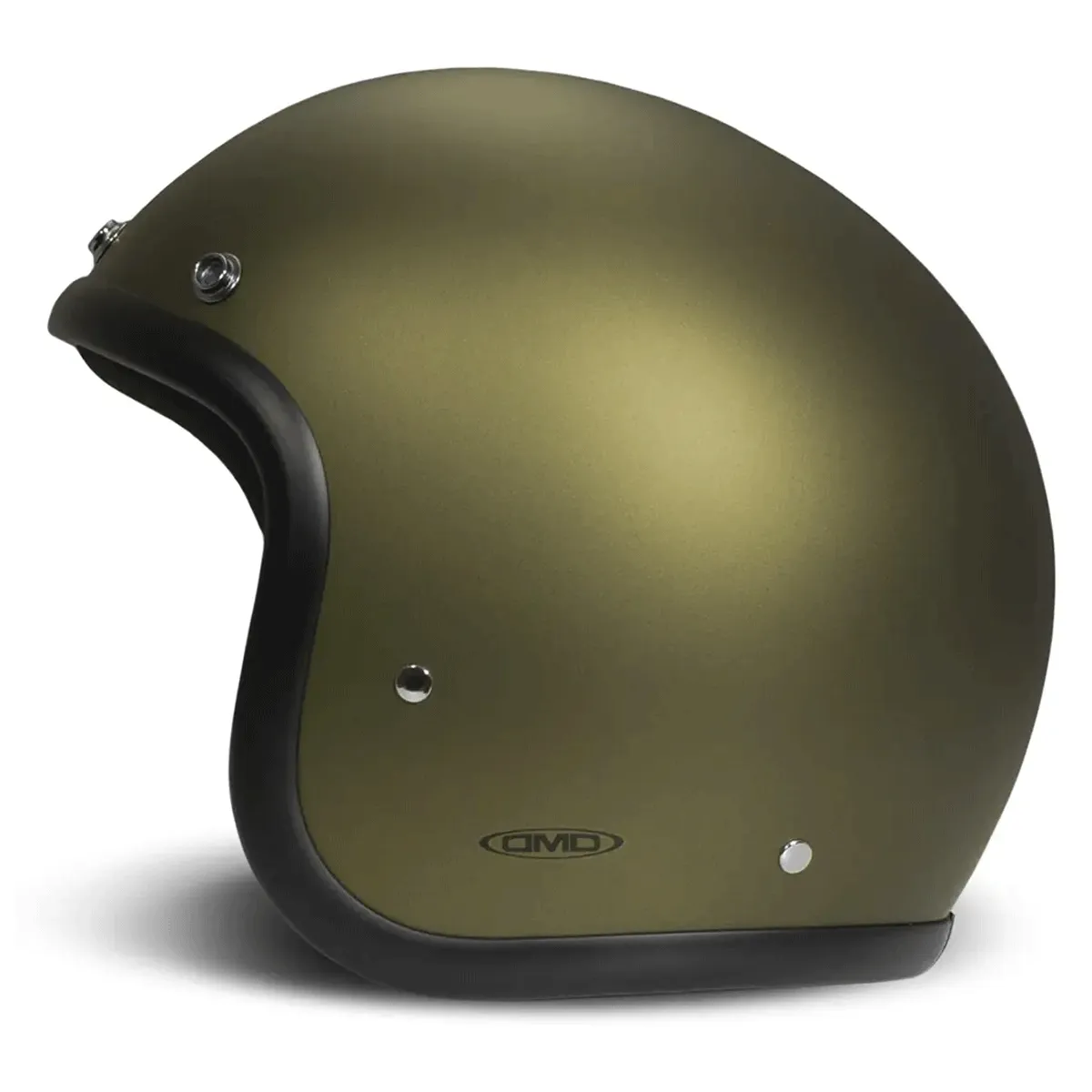 DMD Retro Jet Open Face Helmet Olive Gold