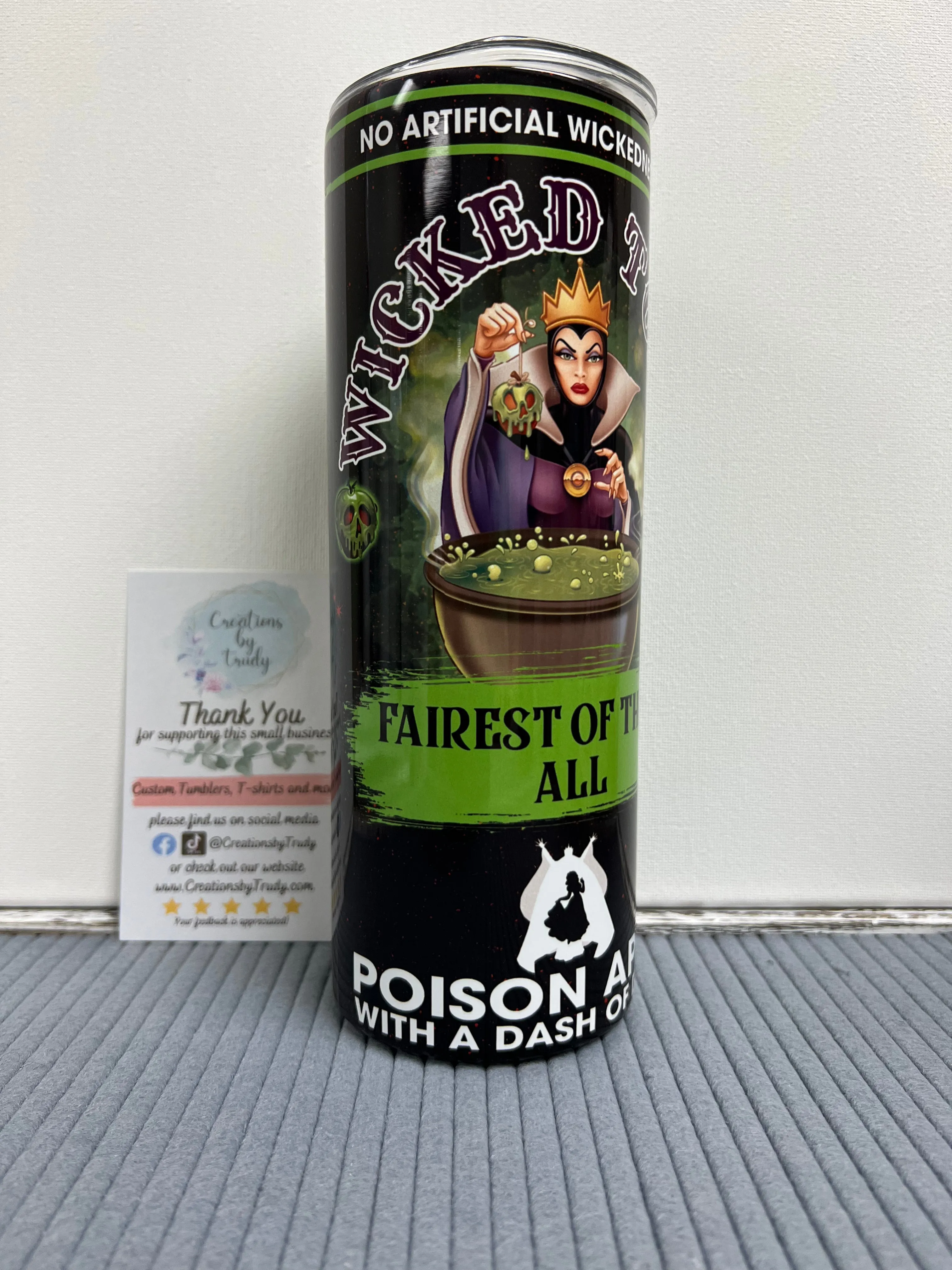 Evil Queen villain from snow white- 20oz stainless steel Tumbler