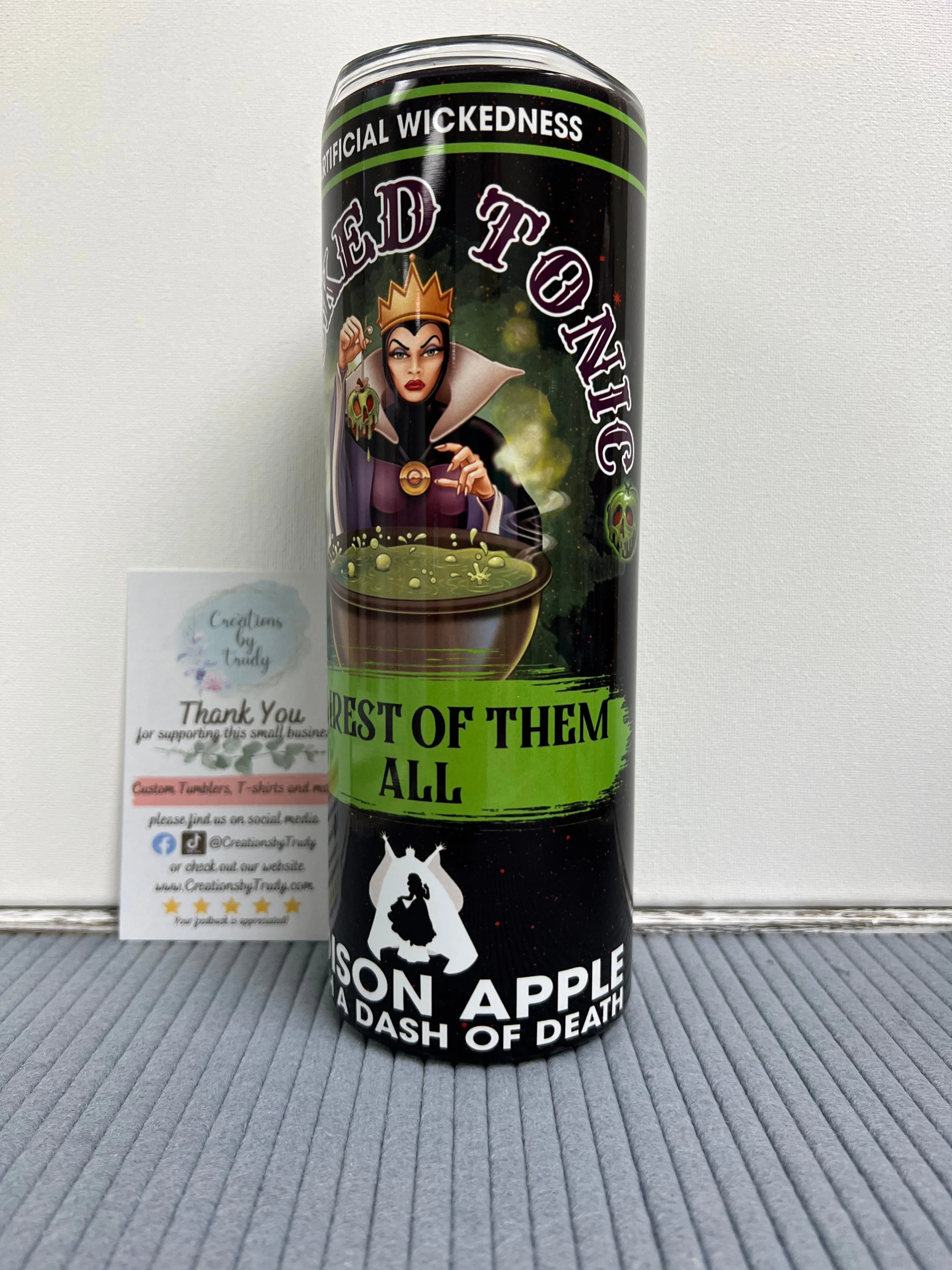 Evil Queen villain from snow white- 20oz stainless steel Tumbler