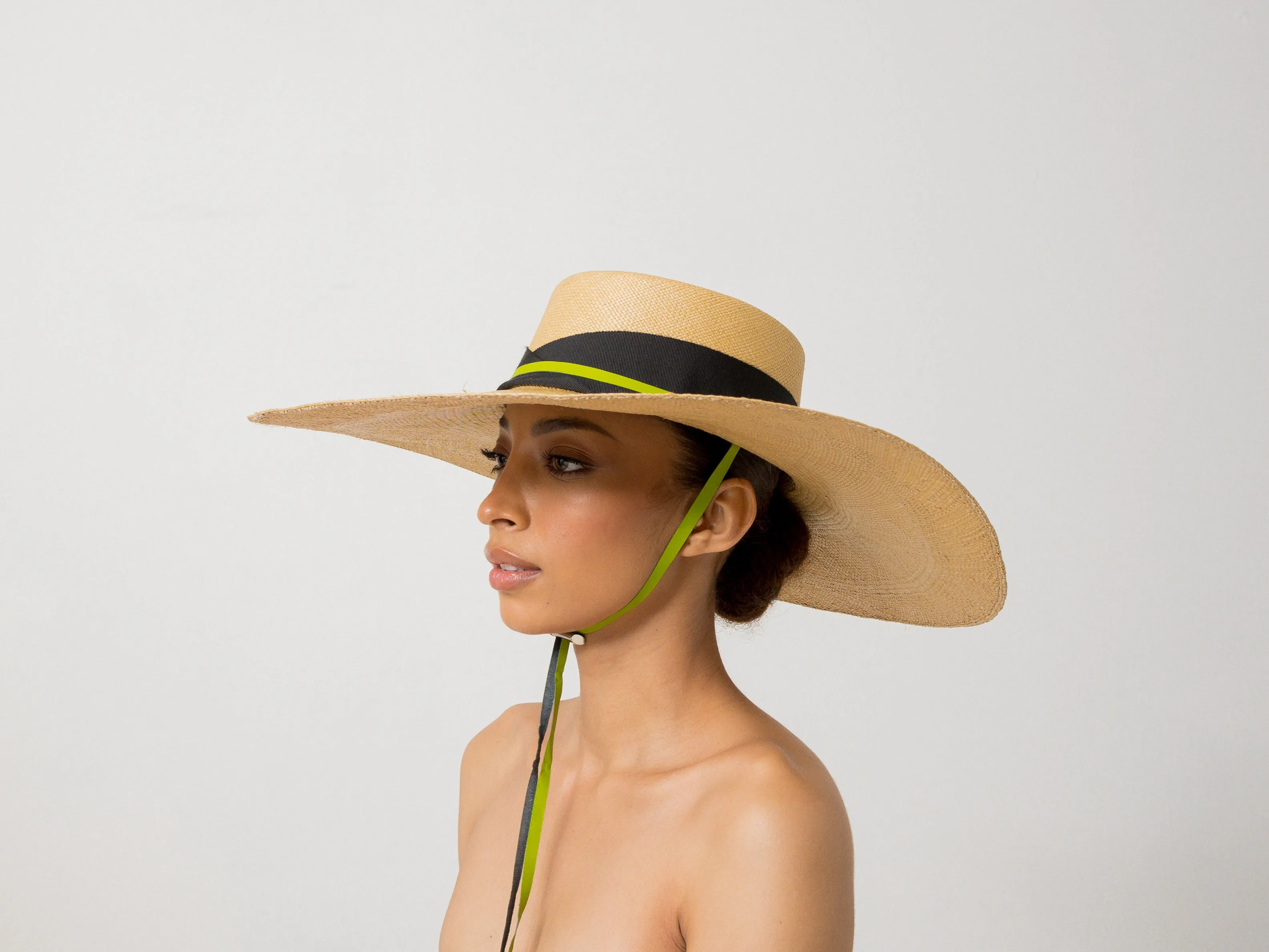 Extra Long Brim Cordovan Hat