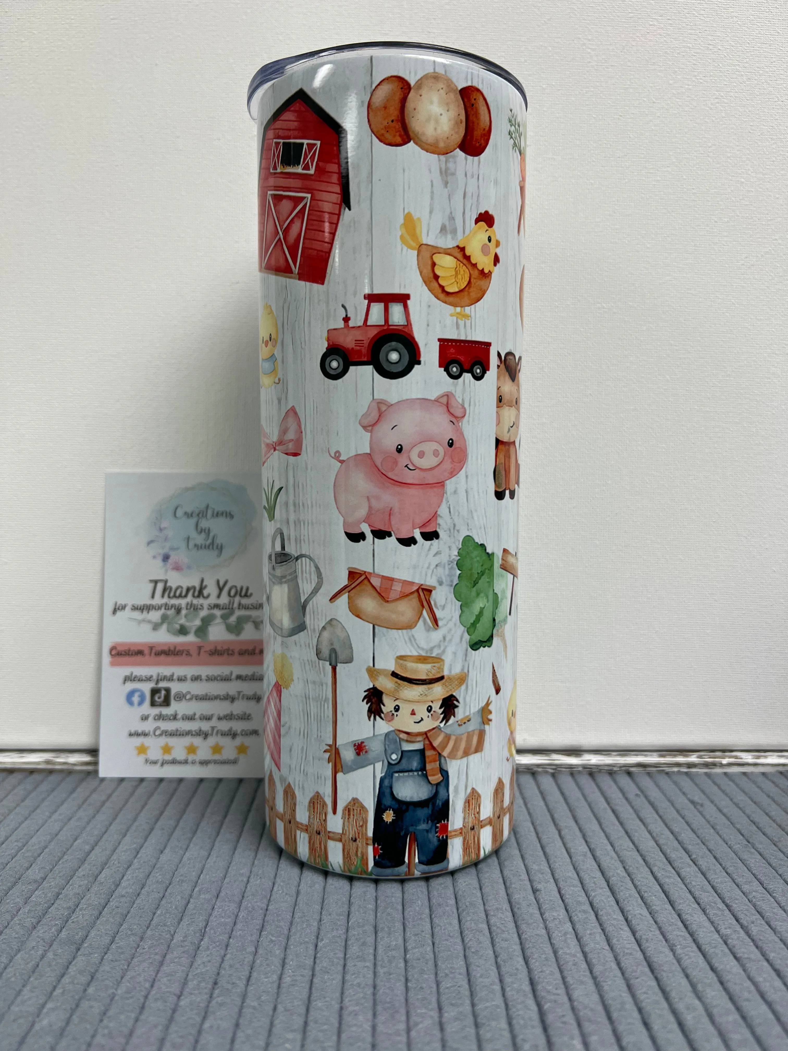 Farm life- 20oz stainless steel Tumbler
