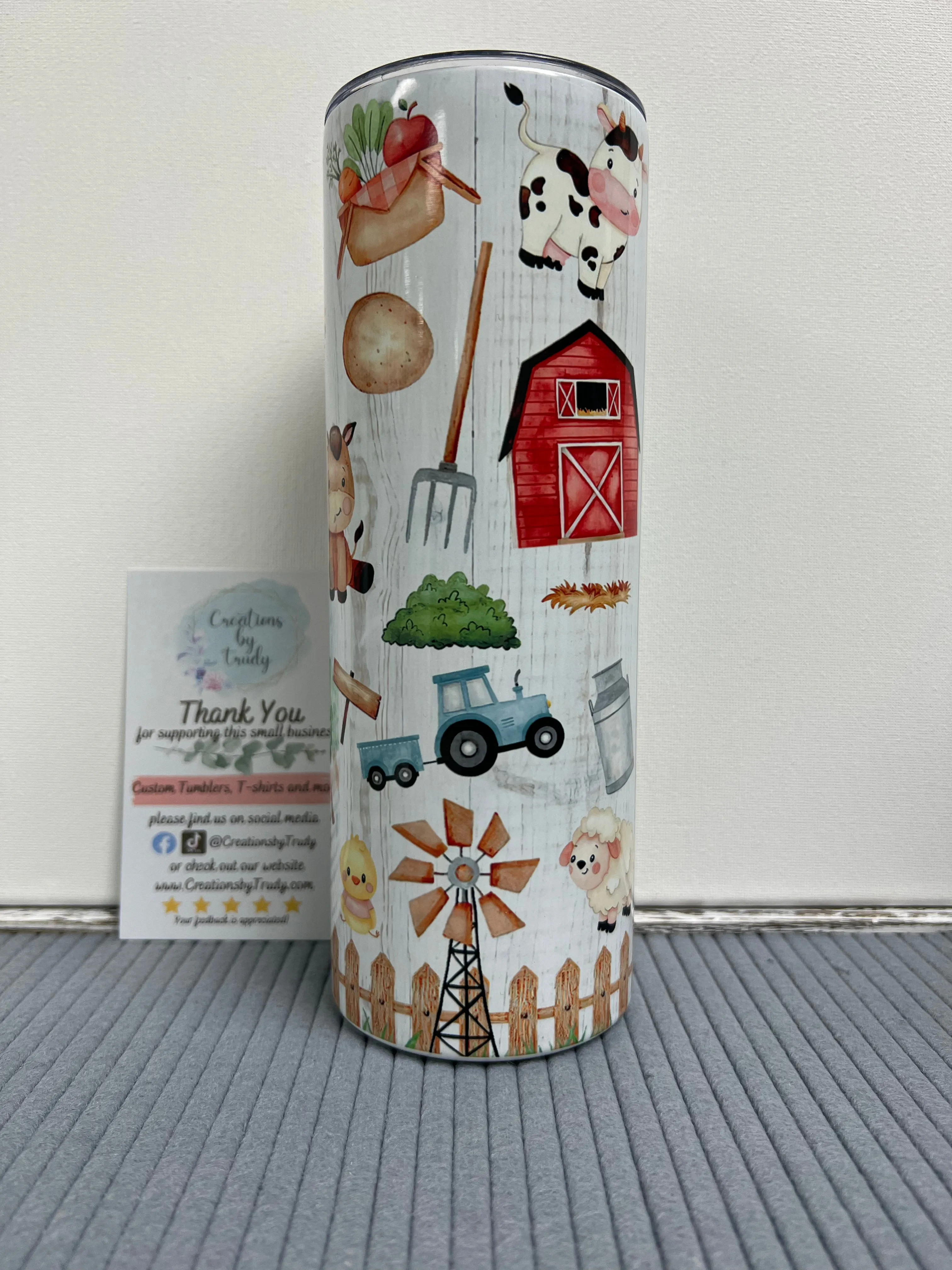 Farm life- 20oz stainless steel Tumbler