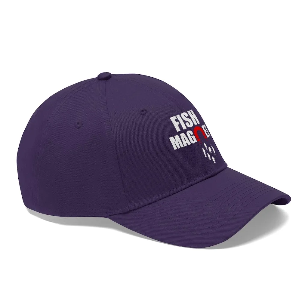 Fish Magnet Low profile Unisex Twill Hat
