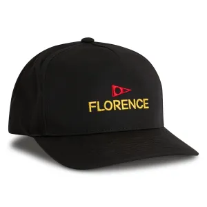 Florence Marine Logo Twill Hat - Black