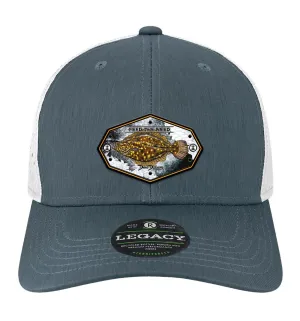 Flounder Kraken Performance Eco Navy White Hat