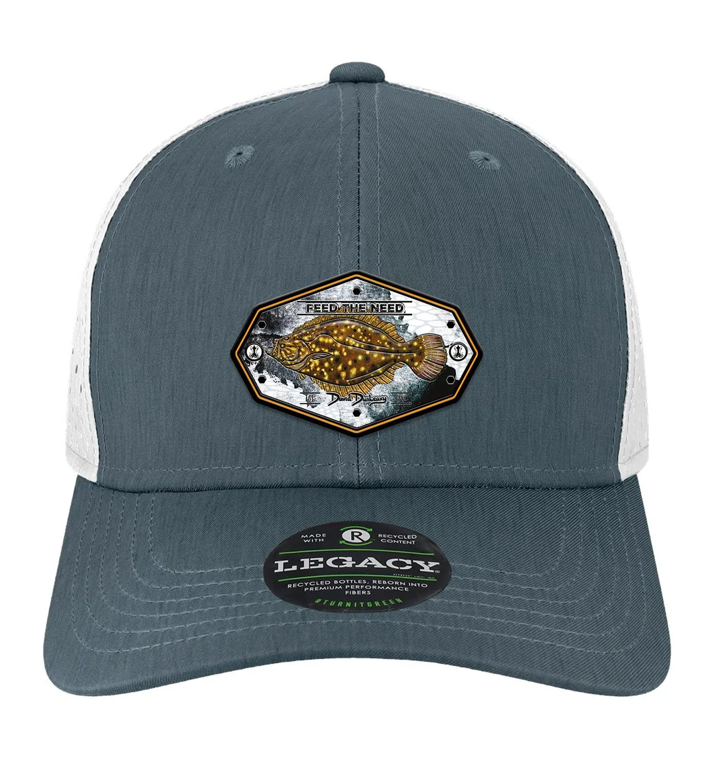 Flounder Kraken Performance Eco Navy White Hat