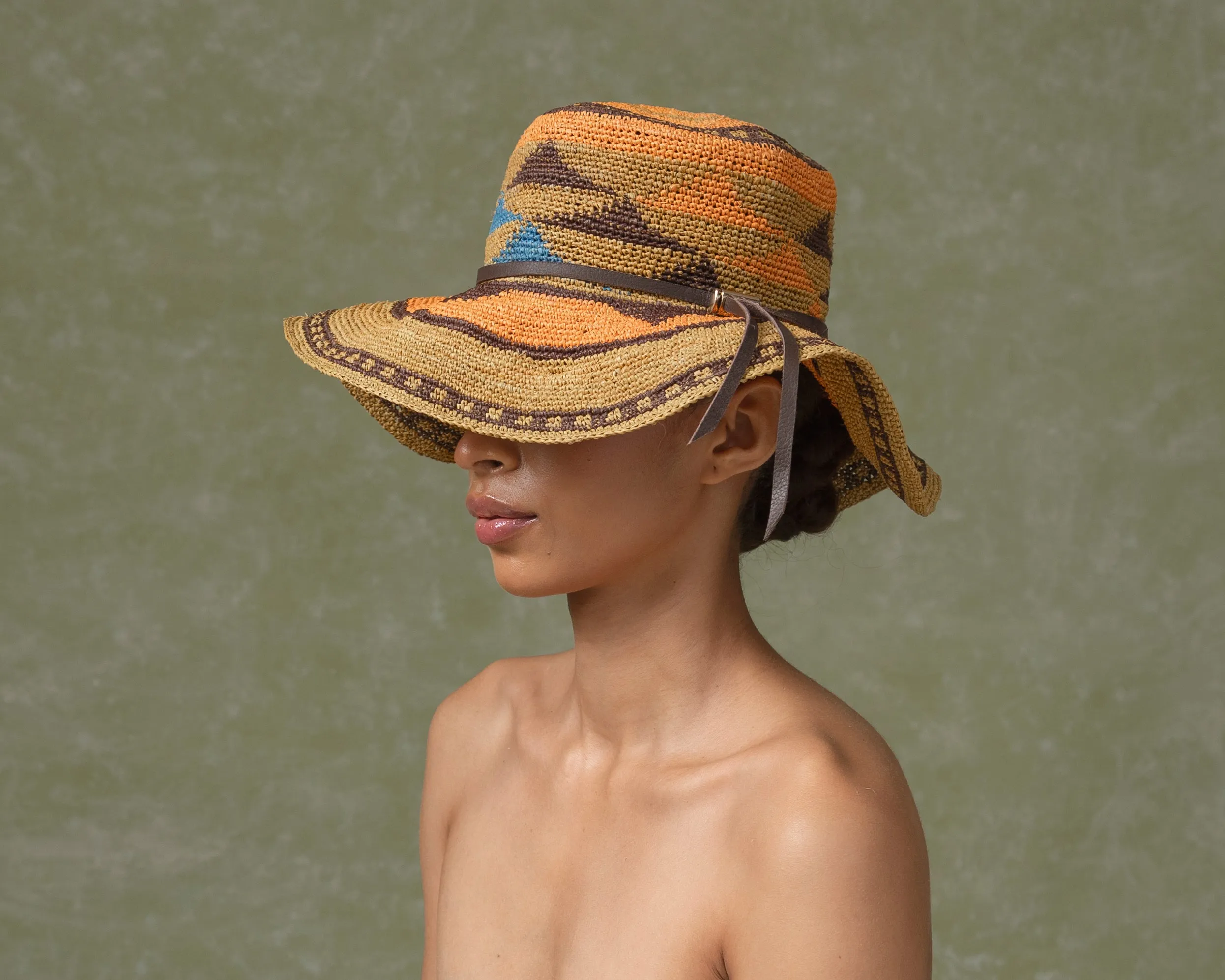 Geometric Pattern Crochet Hat