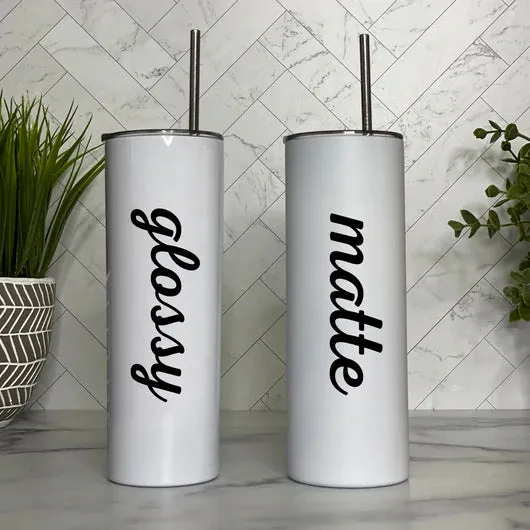 Gold MAMA floral- 20oz stainless steel Tumbler