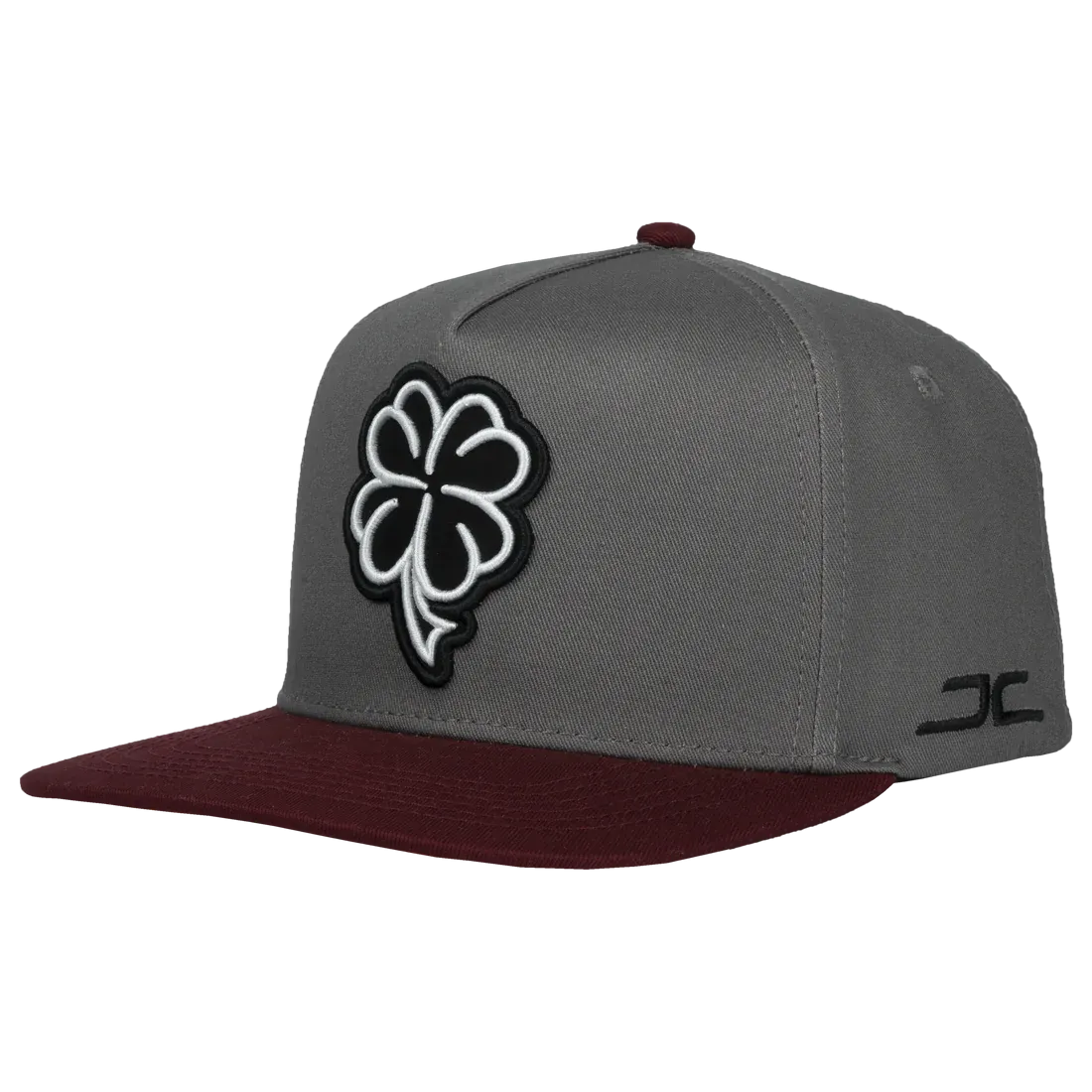 Gorra JC HATS Trébol Gray/Burgundy