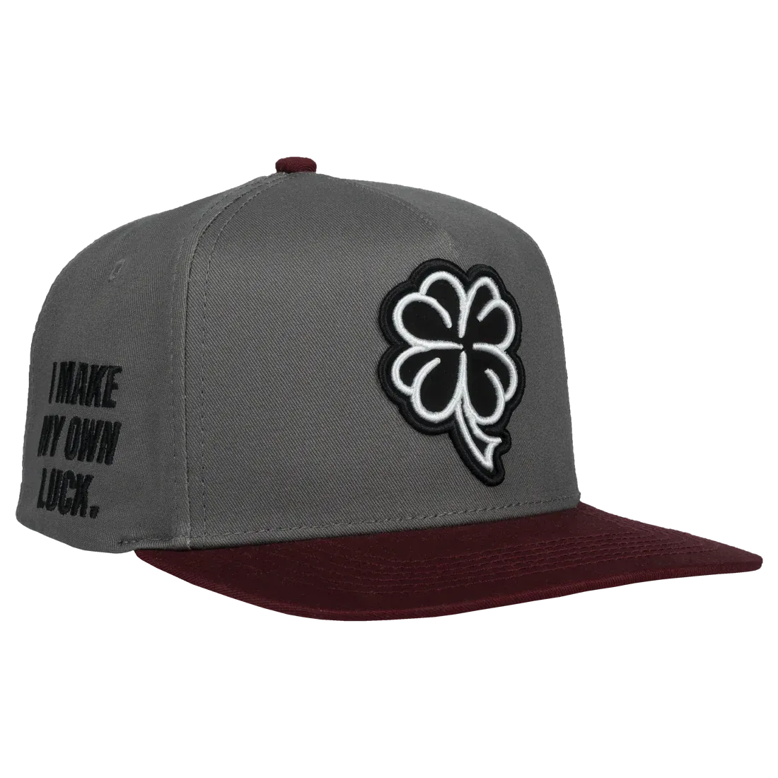 Gorra JC HATS Trébol Gray/Burgundy