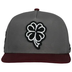 Gorra JC HATS Trébol Gray/Burgundy