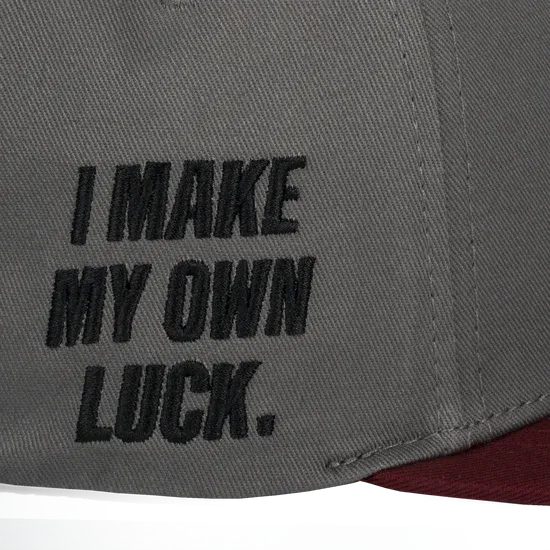 Gorra JC HATS Trébol Gray/Burgundy