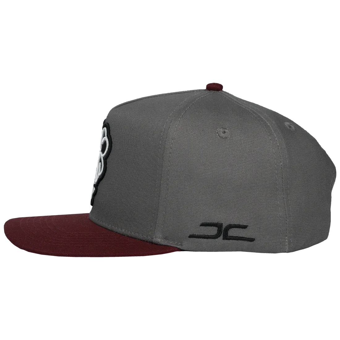 Gorra JC HATS Trébol Gray/Burgundy