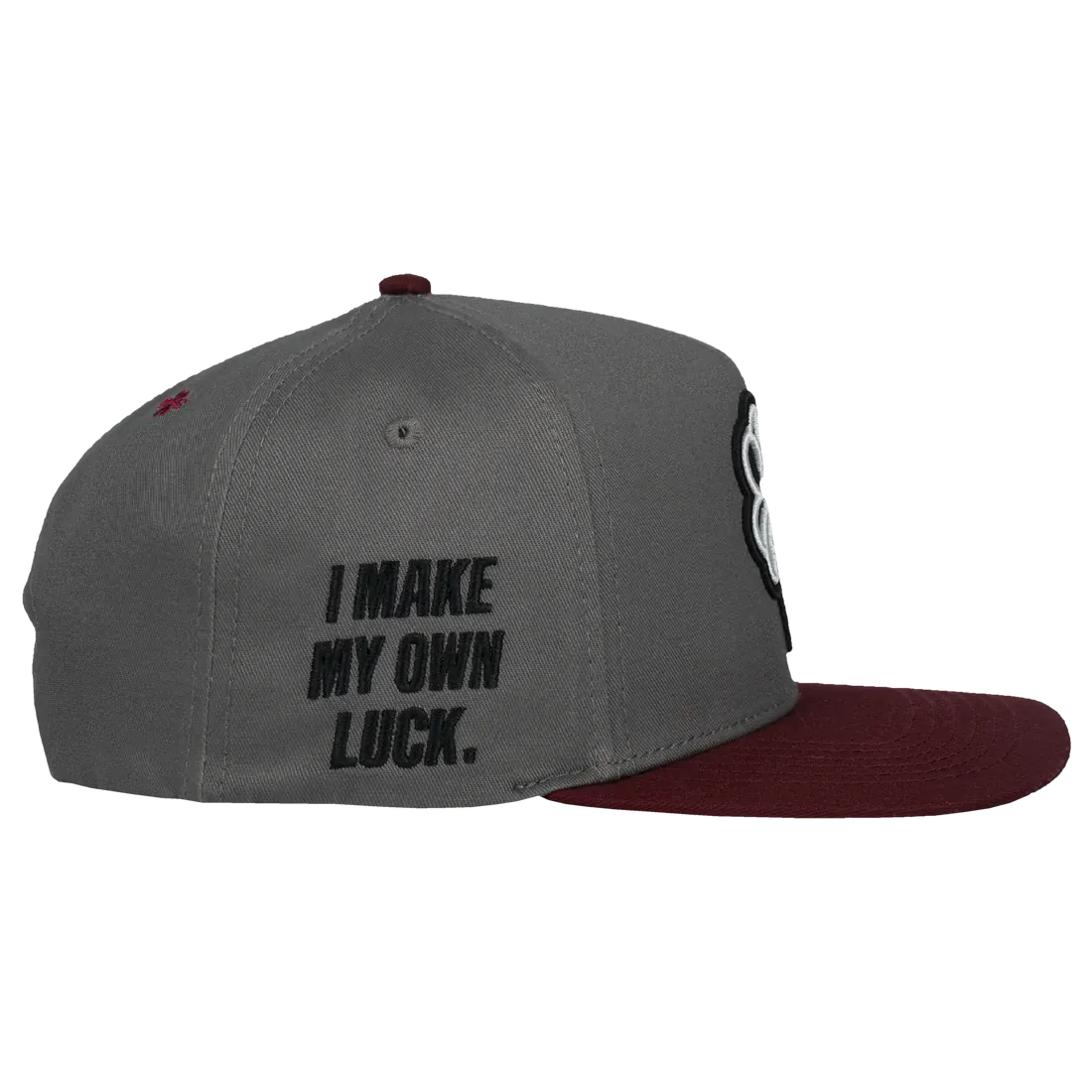 Gorra JC HATS Trébol Gray/Burgundy