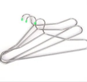 GYMNLJY Hanger stainless steel Hollow tube Racks Bold Skid Clotheshorse£¨pack of 10£ , 40.518.5cm