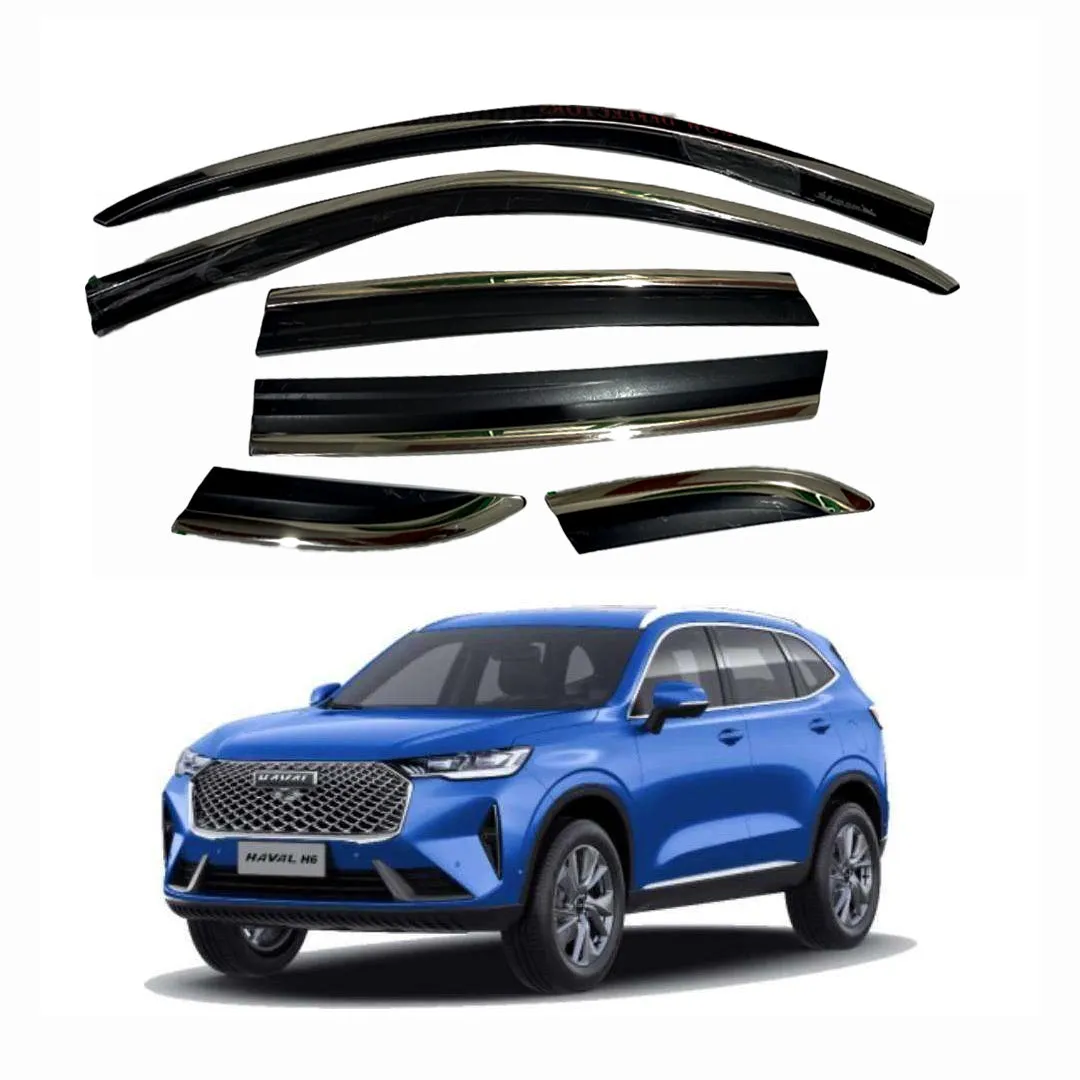 Haval H6 TXR Air Press Sun Visor With Chrome 6 Pcs - Model 2021-2024