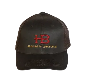 HB Dark Brown Mesh Structured Hat