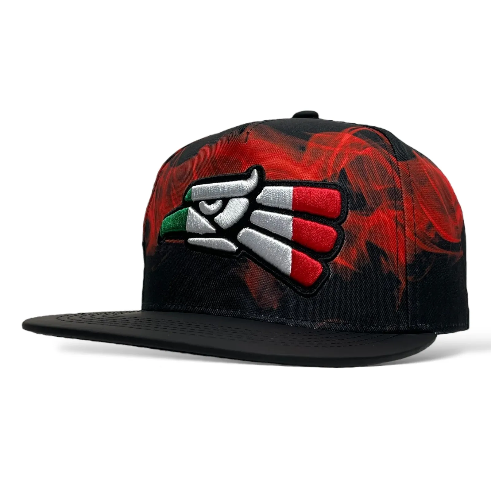 Hecho en Mexico Eagle Snapback Cap, 3D Embroidery, Flat Brim