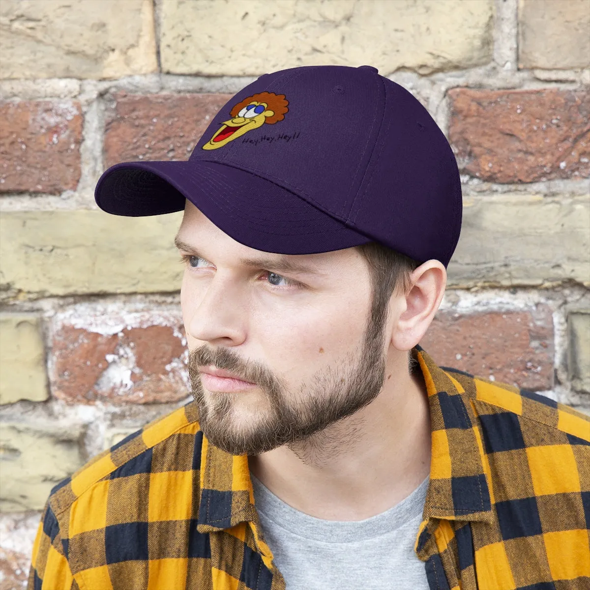 Hey, Hey, Hey!! Unisex Twill Hat
