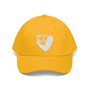 Hustle & Grow Twill Hat (Gold/White)