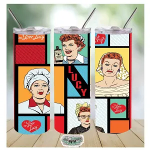 I love Lucy- 20oz stainless steel Tumbler