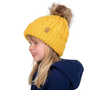 Kids’ Cable Knit Beanie | Mustard