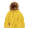 Kids’ Cable Knit Beanie | Mustard