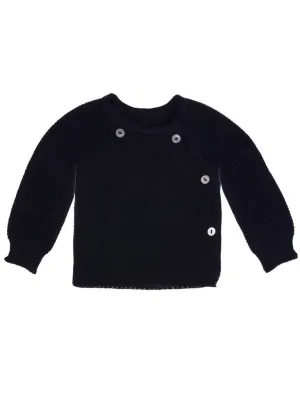 Knitted Navy Cardigan
